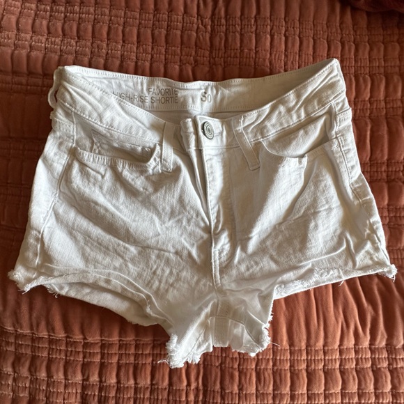 SO White Jean Shorts - Picture 1 of 4